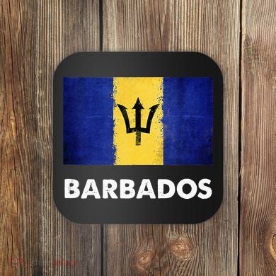 Barbadian Barbados Flag Coaster