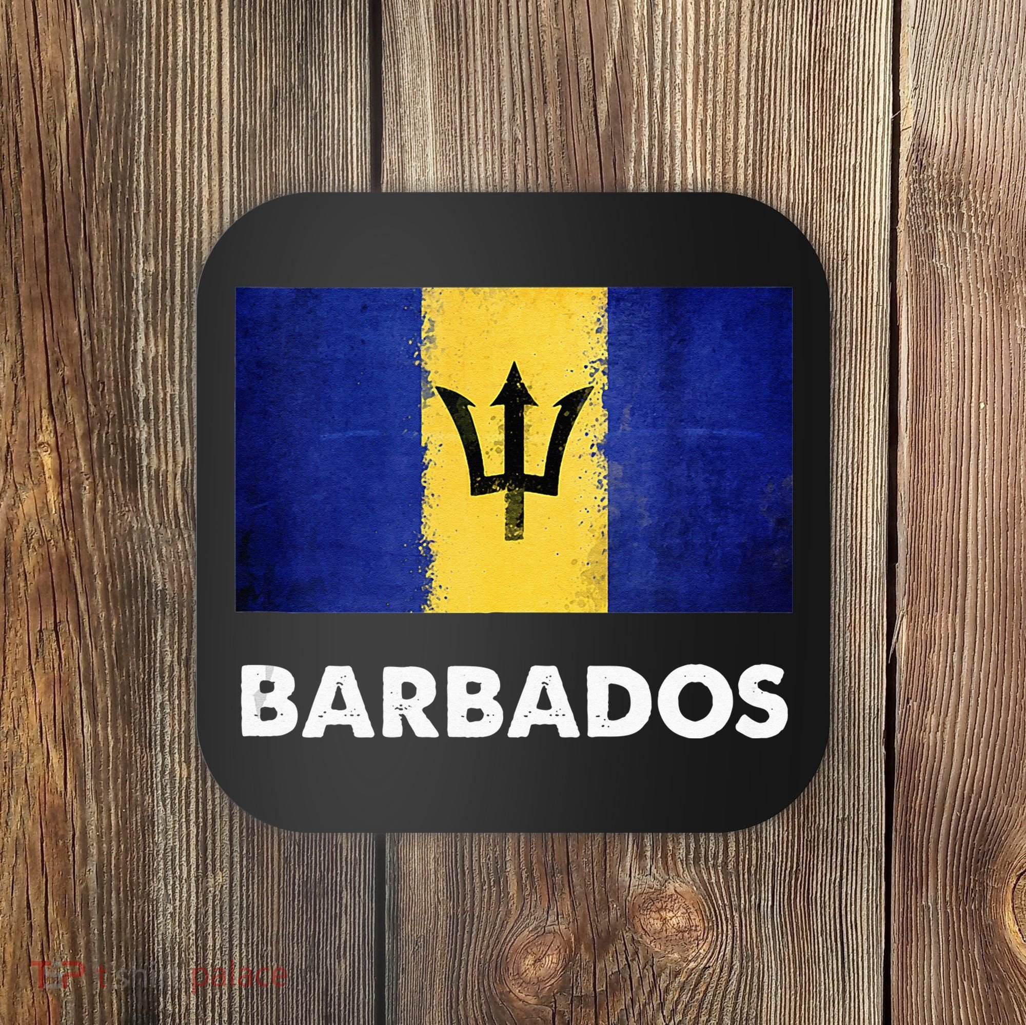 Barbadian Barbados Flag Coaster