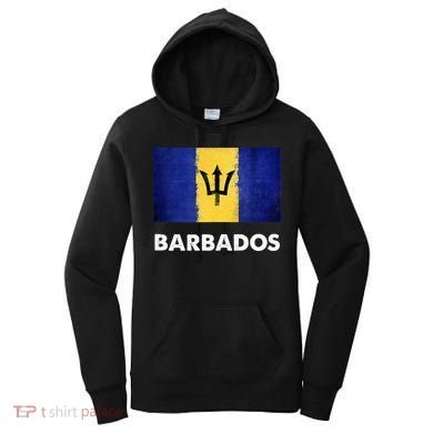 Barbadian Barbados Flag Women's Hoodie