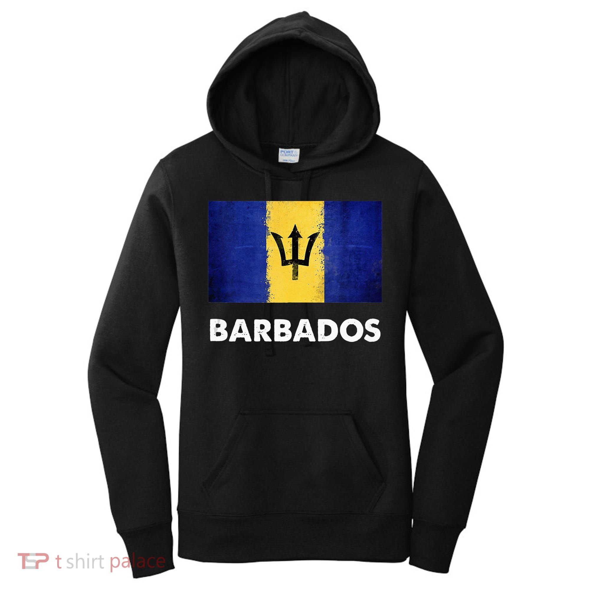 Barbadian Barbados Flag Women's Hoodie