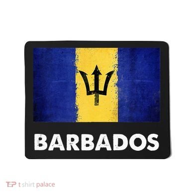 Barbadian Barbados Flag Mousepad