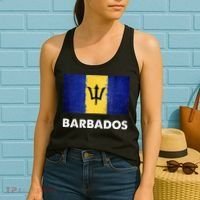 Barbadian Barbados Flag Women's Tank Top thumb 2