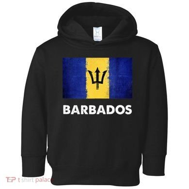 Barbadian Barbados Flag Toddler Hoodie