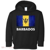 Barbadian Barbados Flag Toddler Hoodie thumb 0