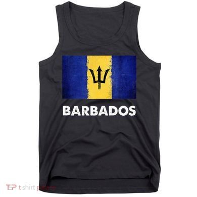 Barbadian Barbados Flag Tank Top
