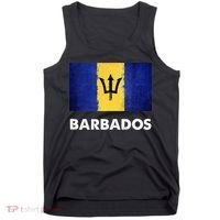 Barbadian Barbados Flag Tank Top thumb 0
