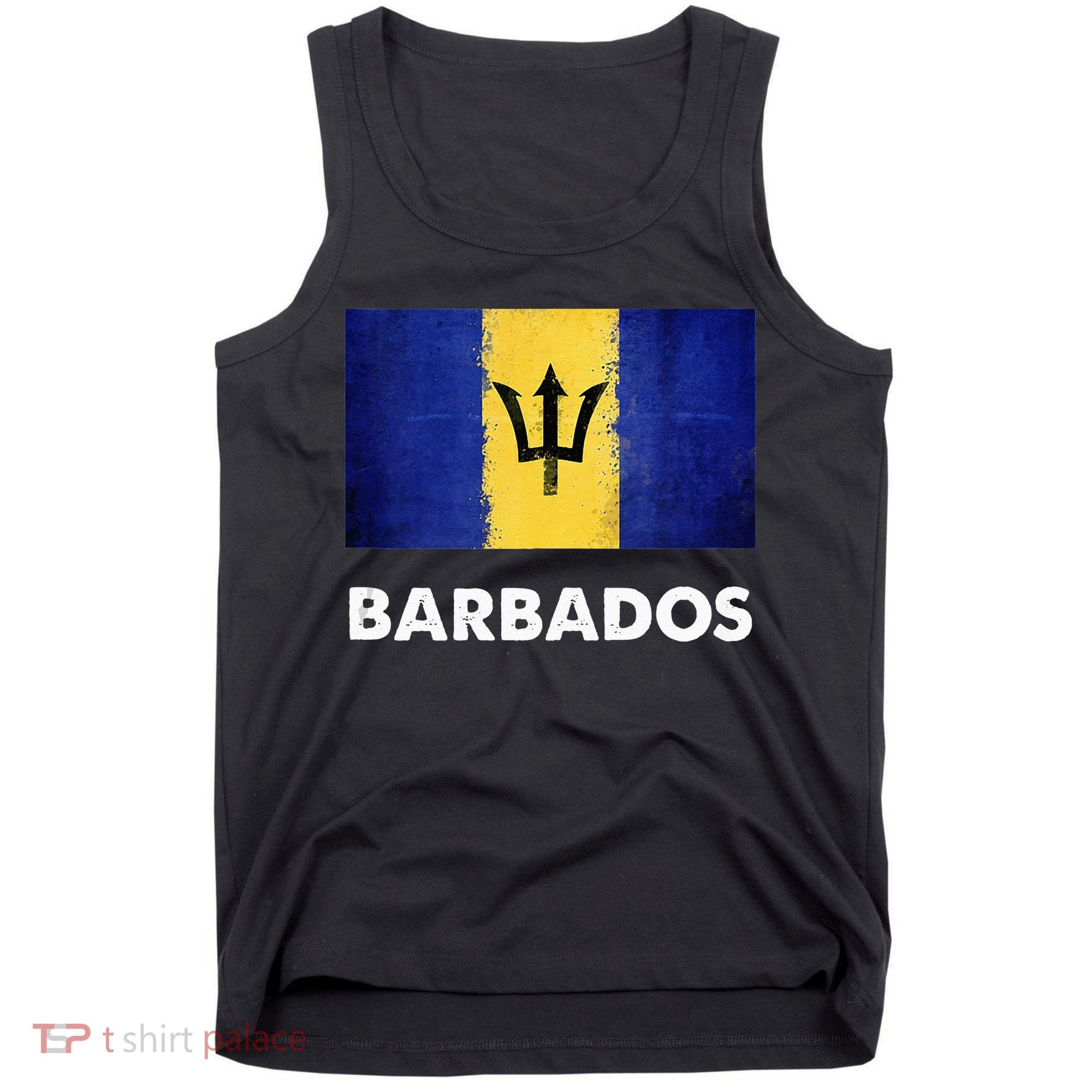Barbadian Barbados Flag Tank Top