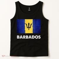 Barbadian Barbados Flag Tank Top thumb 2