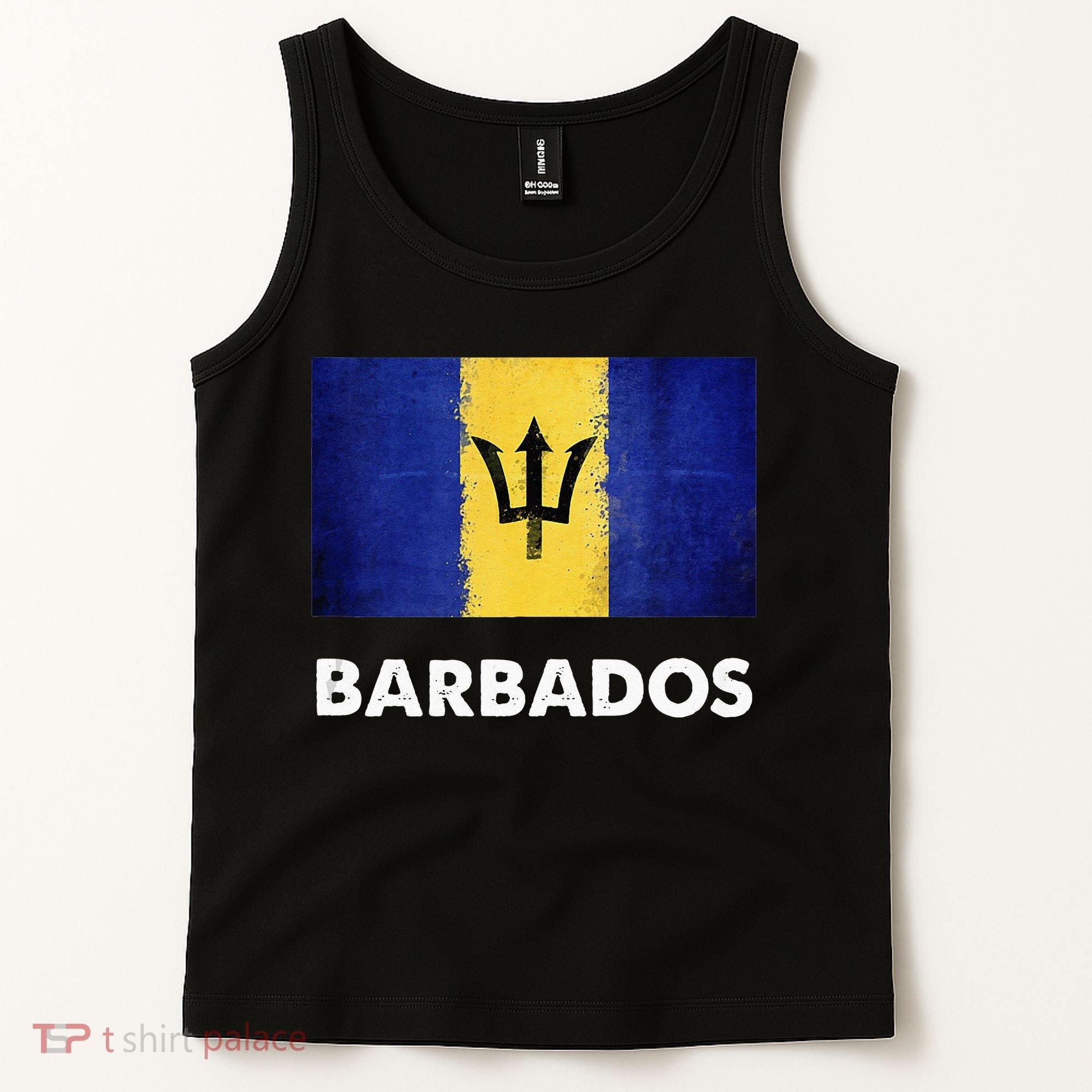 Barbadian Barbados Flag Tank Top