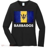 Barbadian Barbados Flag Women's Long Sleeve Shirt thumb 0