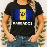 Barbadian Barbados Flag Women's T-Shirt thumb 2