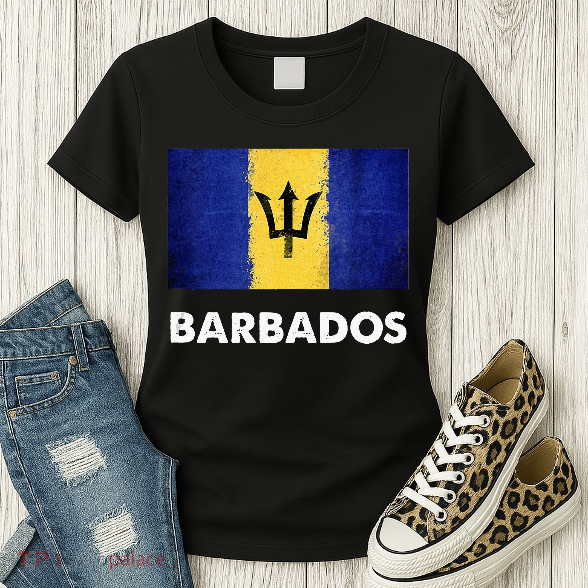 Barbadian Barbados Flag Women's T-Shirt
