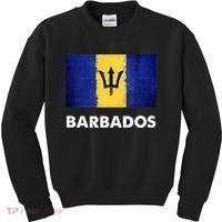 Barbadian Barbados Flag Kids Sweatshirt thumb 0