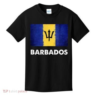 Barbadian Barbados Flag Kids T-Shirt