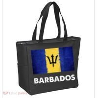 Barbadian Barbados Flag Tote Bag thumb 2