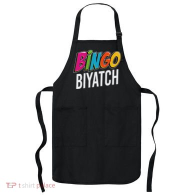 Bingo Biyatch Funny Bingo Player Game Lover Gift Humor Apron