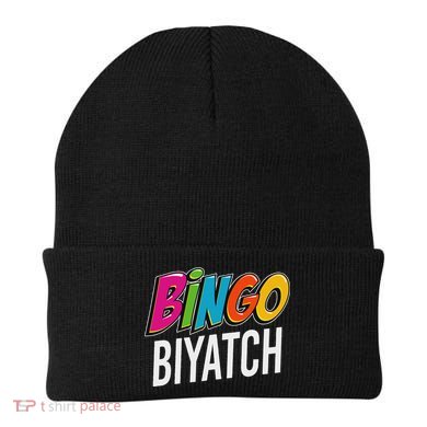 Bingo Biyatch Funny Bingo Player Game Lover Gift Humor Beanie