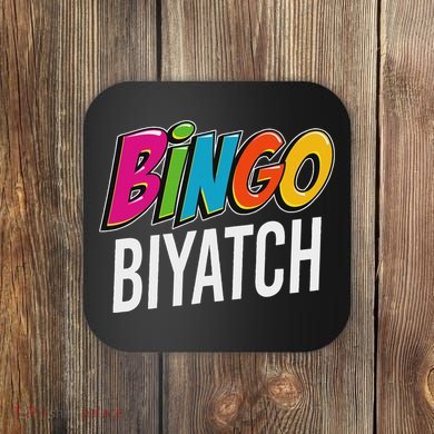 Bingo Biyatch Funny Bingo Player Game Lover Gift Humor Coaster