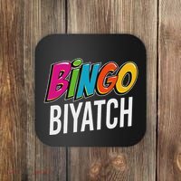 Bingo Biyatch Funny Bingo Player Game Lover Gift Humor Coaster thumb 0