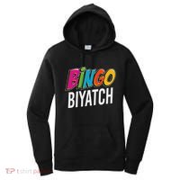 Bingo Biyatch Funny Bingo Player Game Lover Gift Humor Women's Hoodie thumb 0