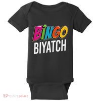 Bingo Biyatch Funny Bingo Player Game Lover Gift Humor Baby Bodysuit thumb 0