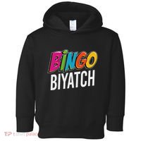 Bingo Biyatch Funny Bingo Player Game Lover Gift Humor Toddler Hoodie thumb 0
