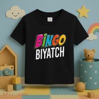 Bingo Biyatch Funny Bingo Player Game Lover Gift Humor Toddler T-Shirt thumb 3