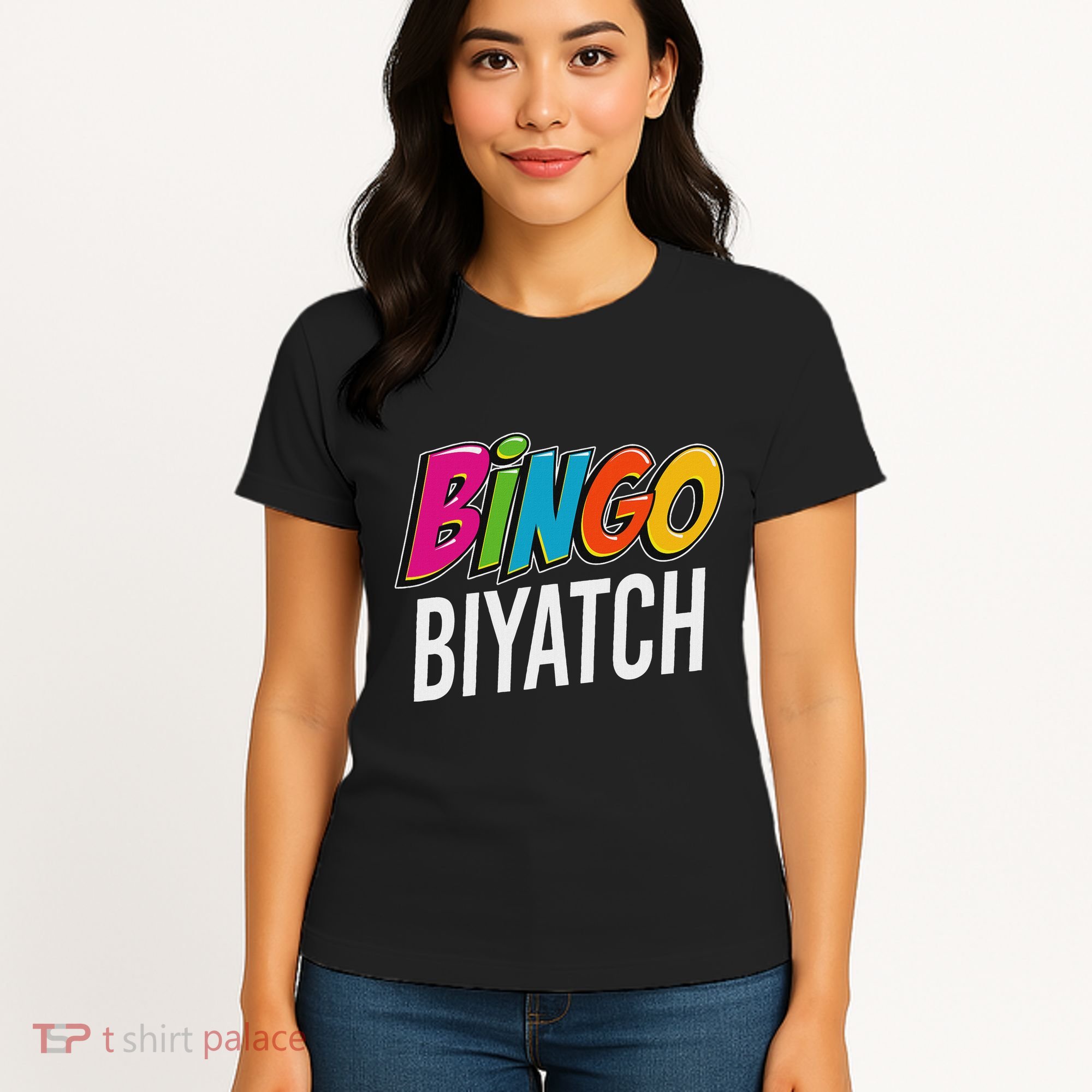 Bingo Biyatch Funny Bingo Player Game Lover Gift Humor Women's T-Shirt