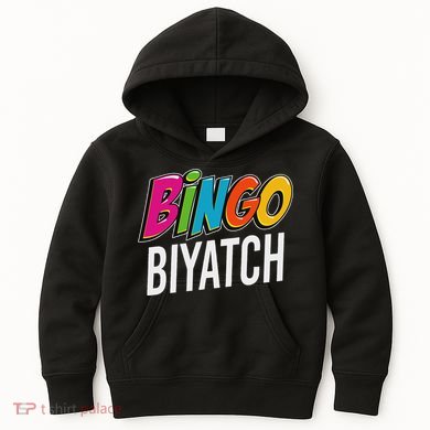 Bingo Biyatch Funny Bingo Player Game Lover Gift Humor Kids Hoodie