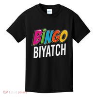 Bingo Biyatch Funny Bingo Player Game Lover Gift Humor Kids T-Shirt thumb 0