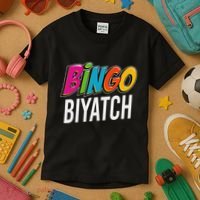 Bingo Biyatch Funny Bingo Player Game Lover Gift Humor Kids T-Shirt thumb 3