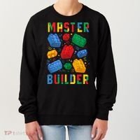Brick Builder Funny Blocks Master Builder Gift Women's Sweatshirt thumb 0