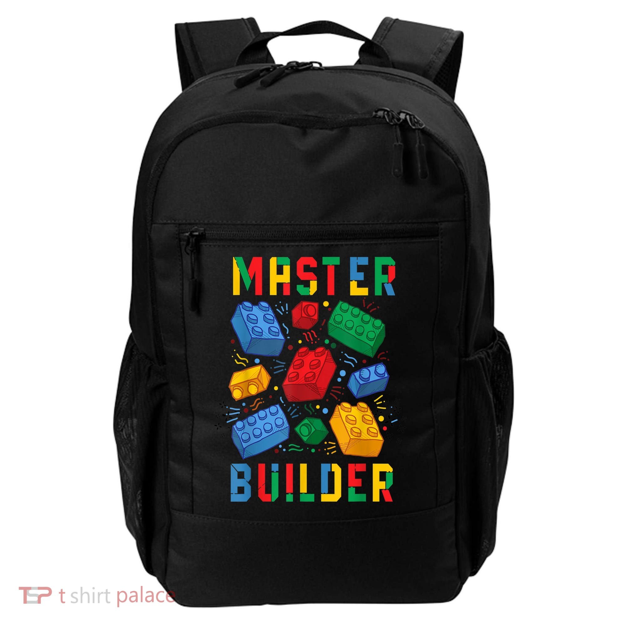 Brick Builder Funny Blocks Master Builder Gift Backpack