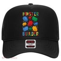 Brick Builder Funny Blocks Master Builder Gift Hat thumb 0