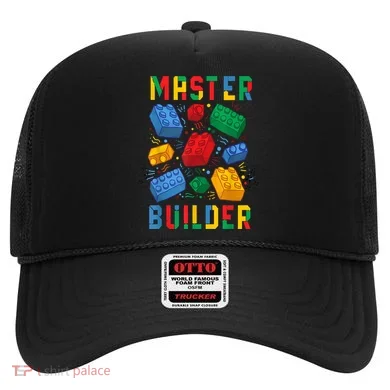 Brick Builder Funny Blocks Master Builder Gift Hat