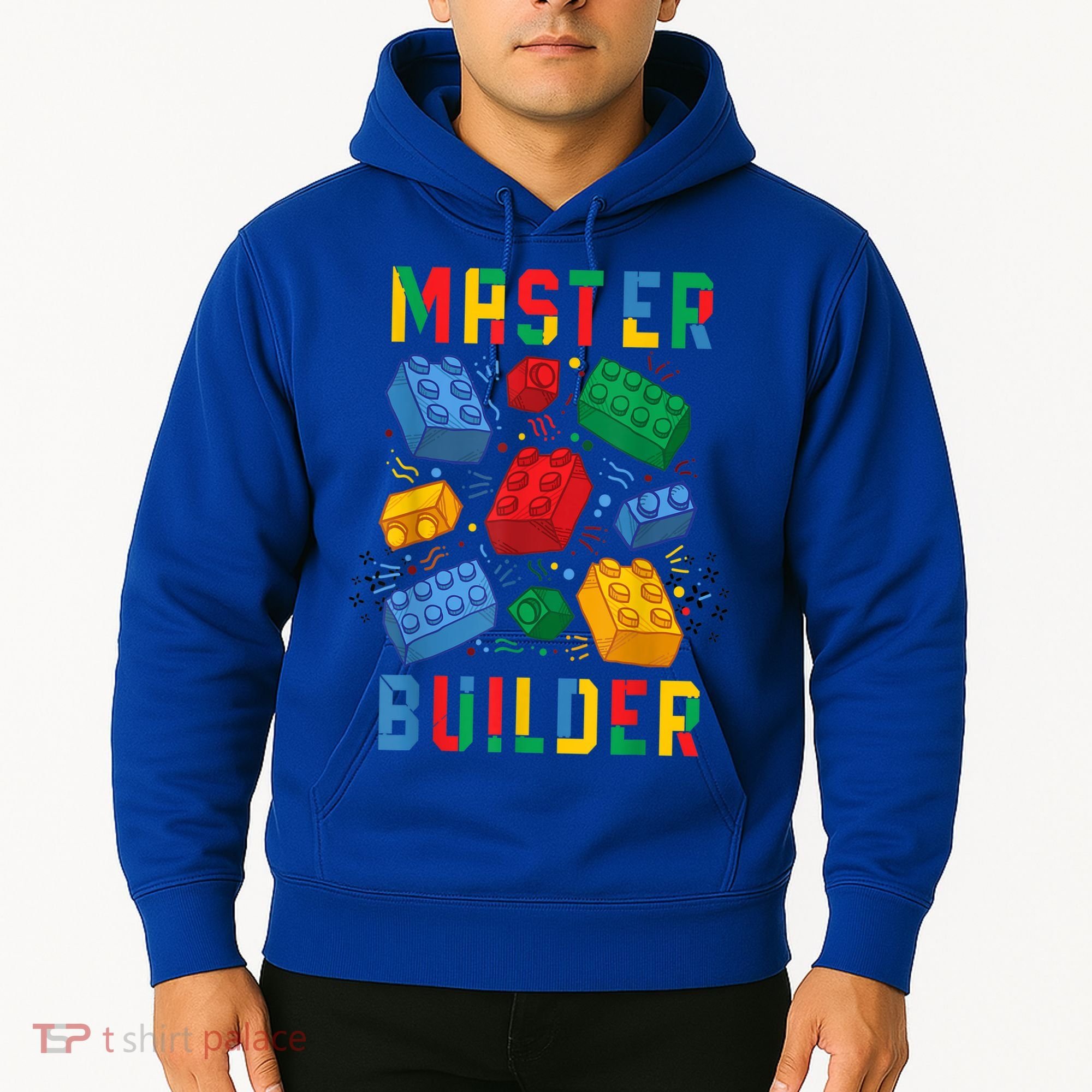 Brick Builder Funny Blocks Master Builder Gift Hoodie
