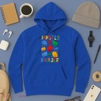 Brick Builder Funny Blocks Master Builder Gift Hoodie thumb 3