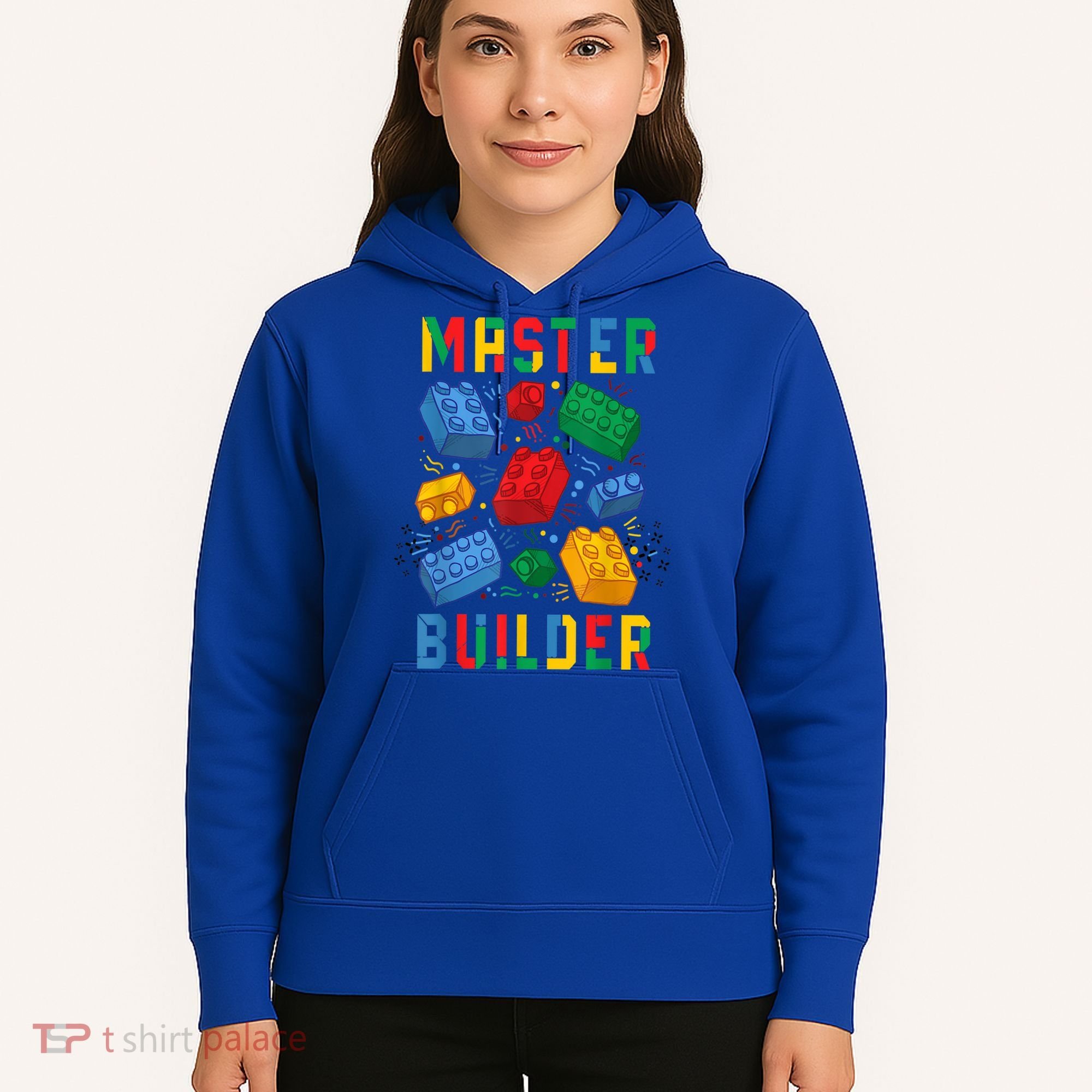 Brick Builder Funny Blocks Master Builder Gift Hoodie