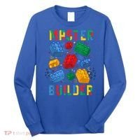 Brick Builder Funny Blocks Master Builder Gift Long Sleeve Shirt thumb 0