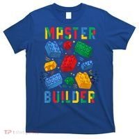 Brick Builder Funny Blocks Master Builder Gift T-Shirt thumb 0