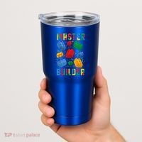 Brick Builder Funny Blocks Master Builder Gift Tumbler thumb 2
