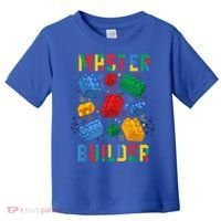 Brick Builder Funny Blocks Master Builder Gift Toddler T-Shirt thumb 0