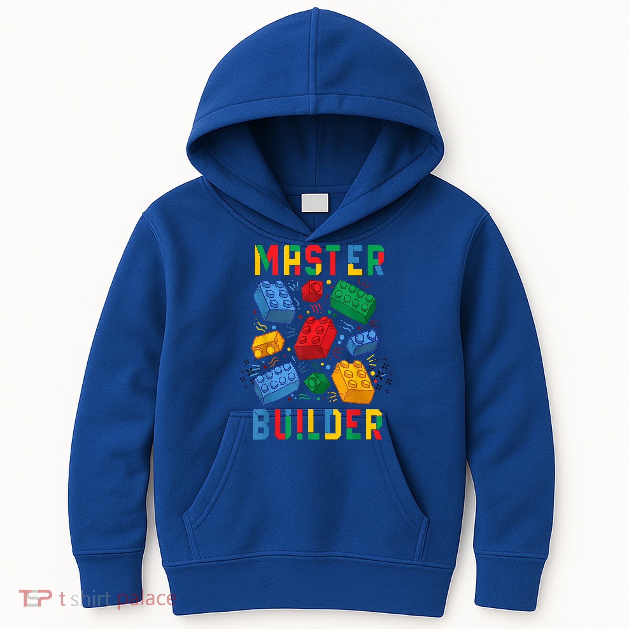 Brick Builder Funny Blocks Master Builder Gift Kids Hoodie