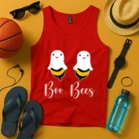Boo Beez Funny Bee Halloween Costume Bees Tank Top thumb 4