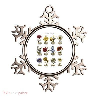 Botanical Birth Flower Vintage Flowers Floral Ornament