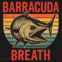 Barracuda Breath Funny Fishing Backpack thumb 2