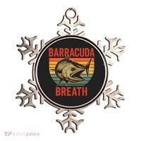 Barracuda Breath Funny Fishing Ornament thumb 0