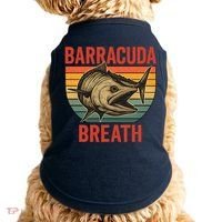 Barracuda Breath Funny Fishing Doggie Tank thumb 0