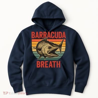 Barracuda Breath Funny Fishing Hoodie