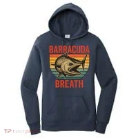 Barracuda Breath Funny Fishing Women's Hoodie thumb 0